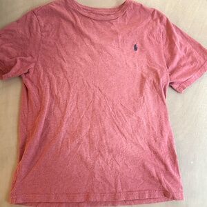 Boys heather red Polo t-shirt Size 14/16